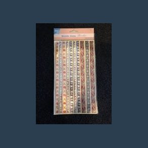 stickers border jul 10 stk 17 x 30 cm metallic