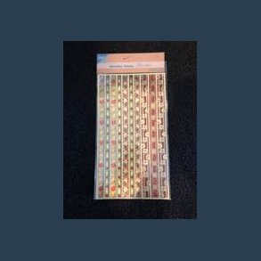 stickers border jul 10 stk 17 x 30 cm metallic