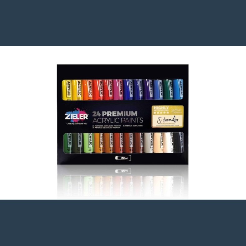 Zieler Watercolour 24 ass farver incl vandpensel
