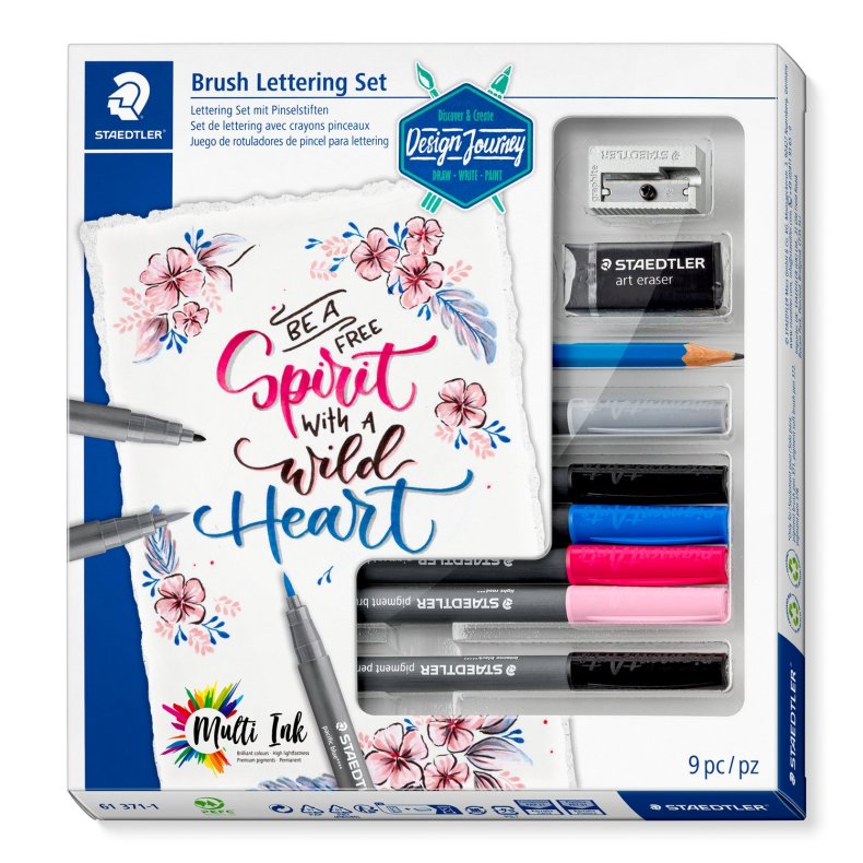 Staedtler Brush lettering set 9 dele