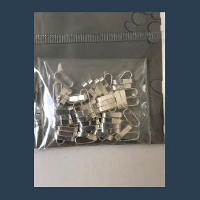 Metalring oval 50 stk FS 2 x 7 mm