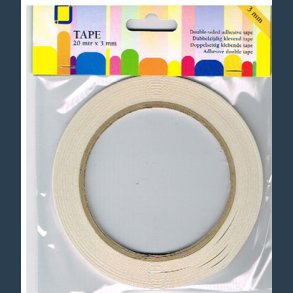 dobbeltklbende tape 20m 3mm