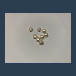 Ferskvandsperler 3X6 mm perlemor