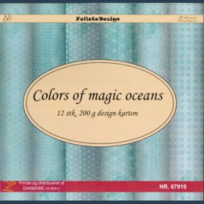 karton 6 ark 200g 30,5x 30,5cm grn