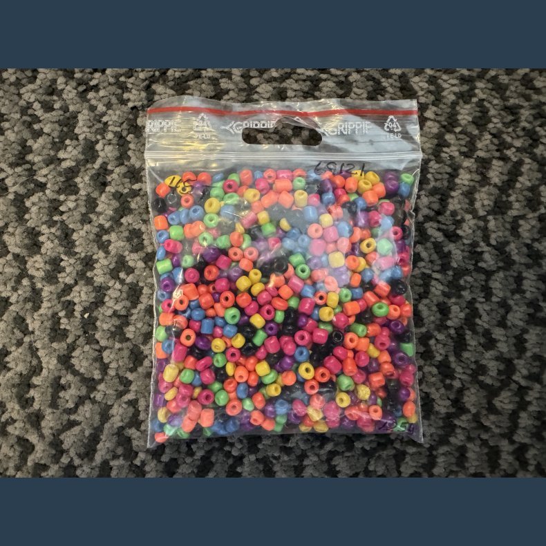 Rocaiperler 5 mm 4/0 1,2mm 125 g  ass farver