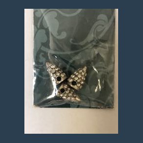 endestykker 3 stk m rhinsten