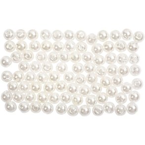 voksperle hvid 6 mm 100 stk