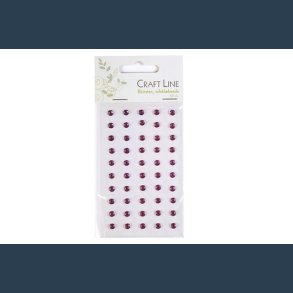 perler selvklbende rhinsten lilla  5 mm 50 stk