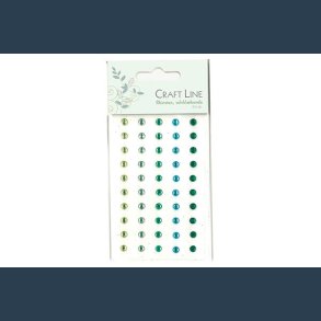perler selvklbende rhinsten grnne nuancer 5 mm 50 stk