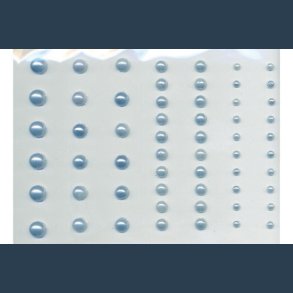 perler selvklbende lysbl 58 stk 3-7mm