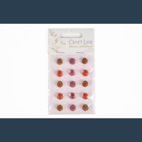 acrylsten ass rosa 10 mm 15 stk