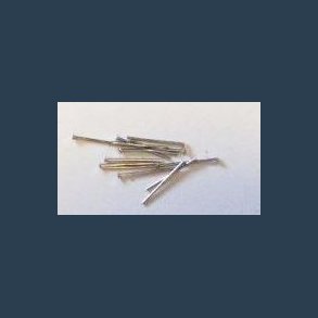 Perlestave antik slv 30mm 40 stk