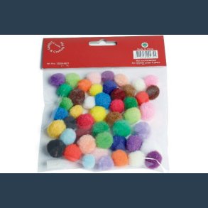 Pompom 48 ass 15 og 20 mm