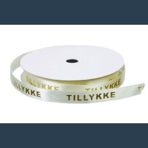 bnd m tekst creme tillykke  9 mm 9 m