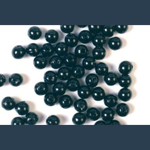 voksperle 4 mm sort  ca 30 g
