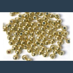 voksperle 6 mm guld 100 stk