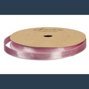 satinbnd 6mm 10m lys lilla