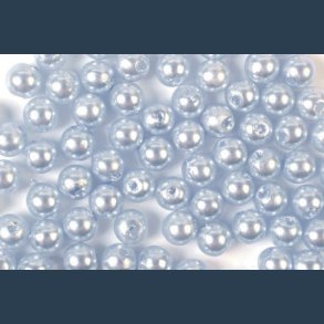 Voksperle lysbl 12 mm 25 stk