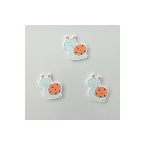 Trfigurer snegl 3,5 x 3,5 cm 12stk