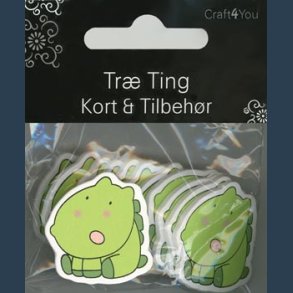 Trfigurer flodhest  3,5 x 3,5 cm 12stk