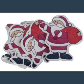 trfigur julemnd 6 stk