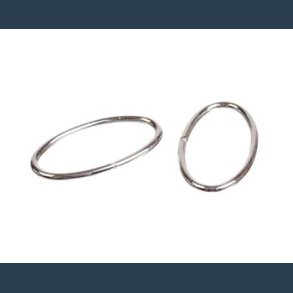 Smykkeled  til kder FS 10 stk oval 3,5cm