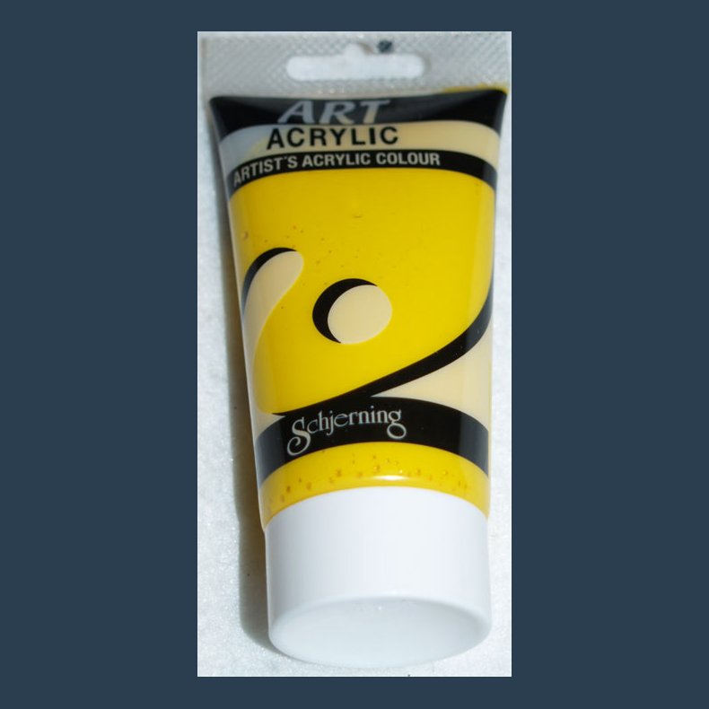 Schjerning Art acrylic gul 75ml