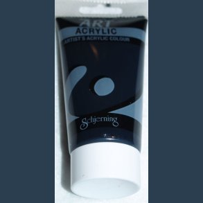 Schjerning Art Acrylic sort 75 ml.
