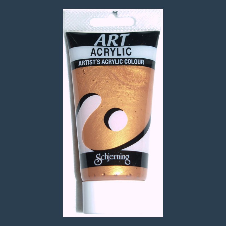 Schjerning Art acrylic mrk guld 75 ml