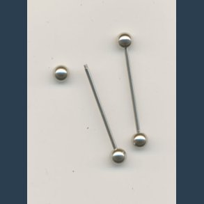 smykkestav 18-20mm m kugle og gevind