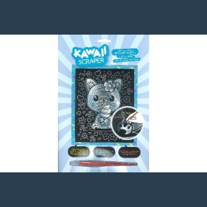 Skrabefolie 20 X 25 cm. hologram Slv kat