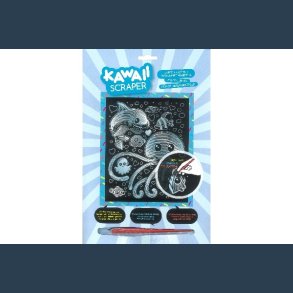 Skrabefolie 20 X 25 cm. hologram Havets dyr