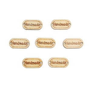 Hand Made 10 stk,  1,2 x 2,4 cm tr�