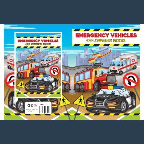 Malebog Udrykningskretjer A4 16 sider