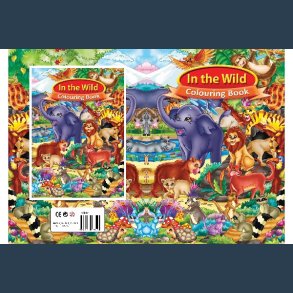 Malebog Vilde dyr A4 16 sider