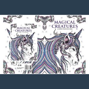 Malebog A4 Magical creatures 32 sider