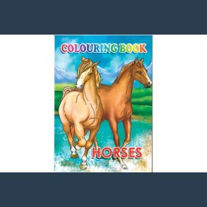 malebog A4 16 sider Heste