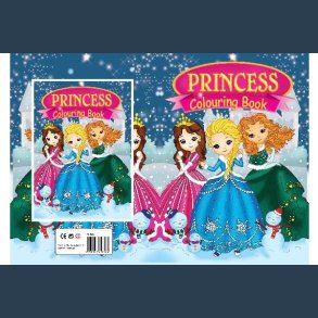 Malebog A4 Princesses 16 sider