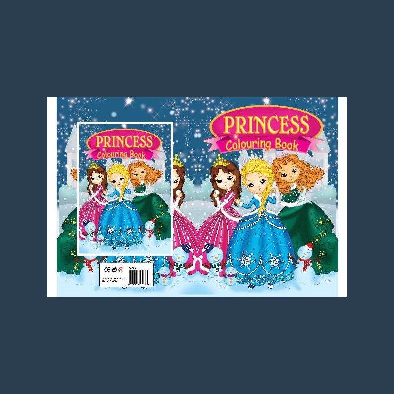 Malebog A4 Princesses 16 sider