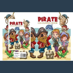 Malebog A4 16 sider Pirate 1