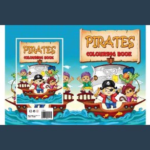 Malebog A4 Pirates 2 16 sider