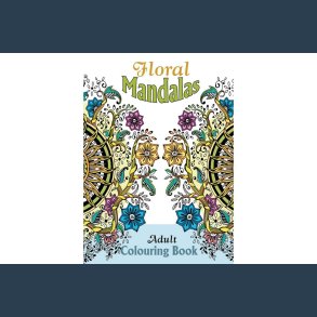 Malebog Floral floral mandalas A4 32 sider