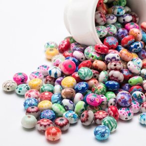 Fimoperle 20 stk ass 15mm