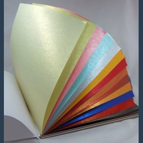 Metalic papir m rosenprg  A5 50 ark ass