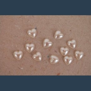 Dekorationshjerter hvid