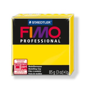 FIMO professional farve 100 - 85 gr. Ren gul