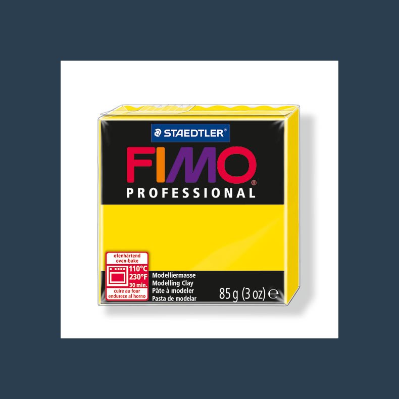 FIMO professional farve 100 - 85 gr. Ren gul