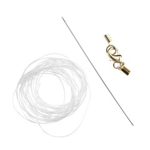 smykke ls med snor rep. kit guld