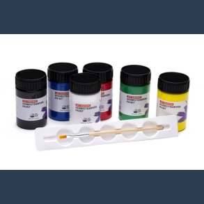 Acryl maling 6 X 60 ml incl. pensel