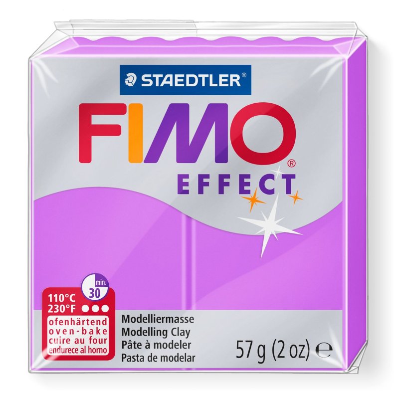 FIMO Effekt 601 neon lilla - 57 g